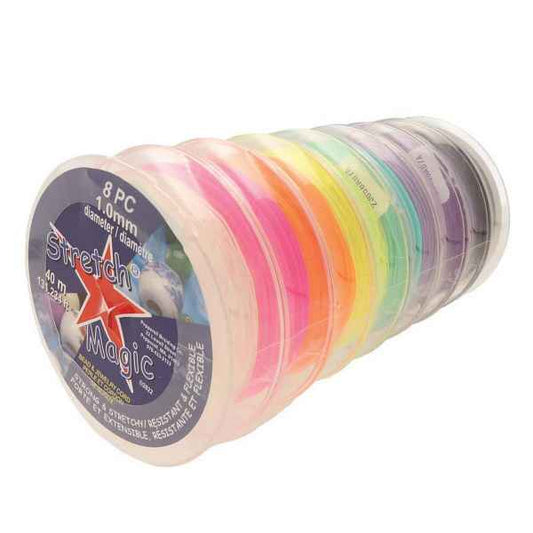 Stretch Magic® 1mm 8 Color Bead & Jewelry Cord Value Pack