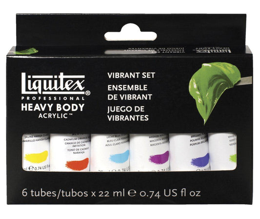 Liquitex 0.74 oz Multi-Color Satin Acrylic Art Paint (6 Pack)
