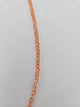 Fire-Polished Glass, Two Tone Orange, 4mm Faceted Round, Approx. 100 per bag.