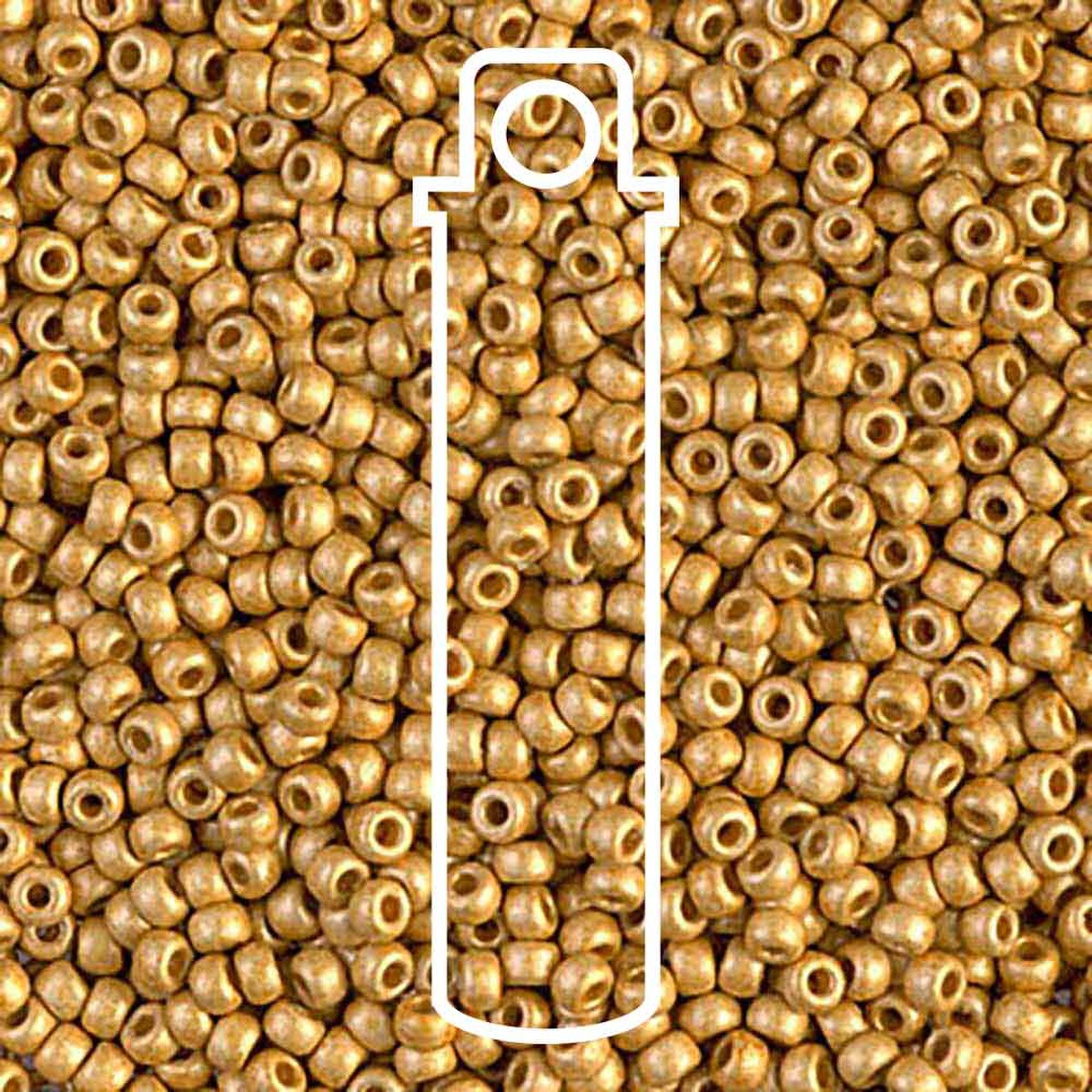 Miyuki Seed Bead 11/0 Duracoat Matte Gold