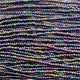 Czech Seed Bead 11/0 Op Purple AB Strung