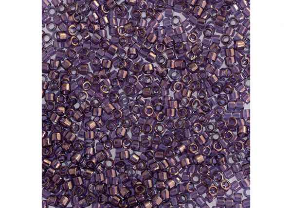 Miyuki Delica 11/0 5.2g vial Lavender Blue Gold Luster