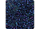 Miyuki Delica 11/0 5.2g Vial Royal Purple AB Metallic Gold
