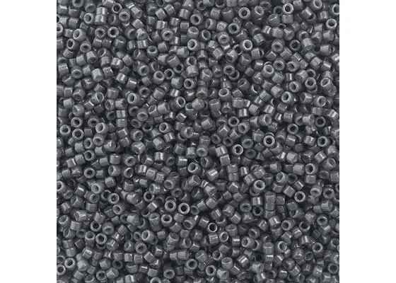 Miyuki Delica 11/0 5.2g Vial Duracoat Opaque Dyed Charcoal Grey