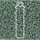 Miyuki Round 15/0 Frost OP Glaze Rnbw Celadon 8.2gm/Tb