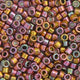 Miyuki Delica 11/0 3.3g Vial Gold 24kt Pink AB Plated