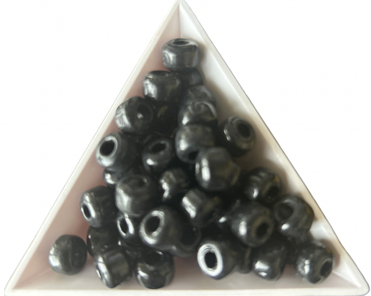 Crow Beads 9mm Black (100 Pieces)