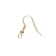 Earwire 20mm w/ 3mm bead/coil Gold Plated (36 Pcs)