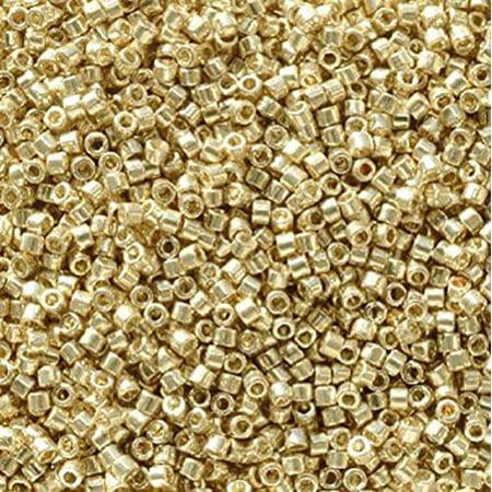 Miyuki Delica 11/0 - Duracoat Galvanized Bright Gold