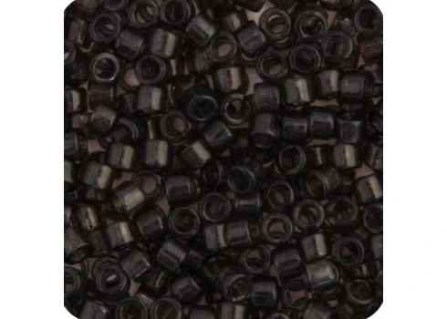 Miyuki Delica 11/0 5.2g Vial Dark Grey Charcoal Transparent Dyed