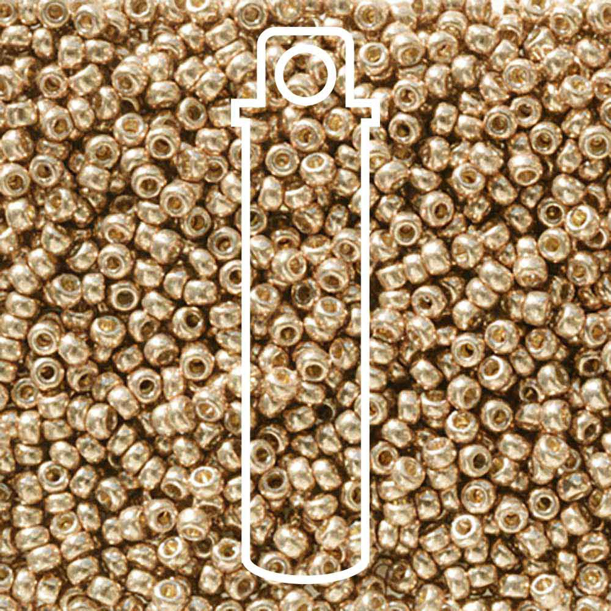 Miyuki Seed Bead 11/0 Duracoat Galv Lt Champagne 24gm/Tb