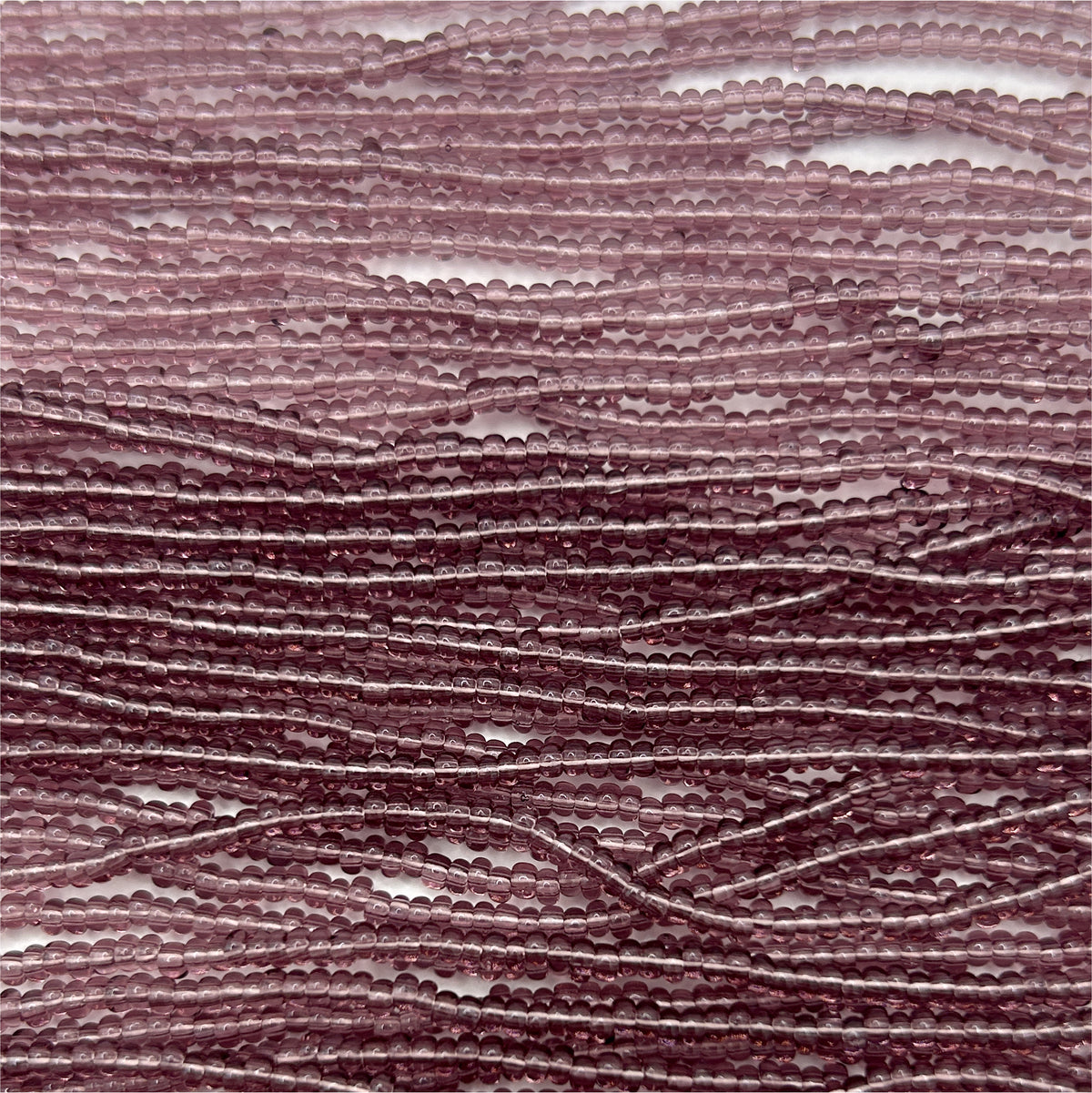 Czech Seed Bead 11/0 Transparent Light Amethyst