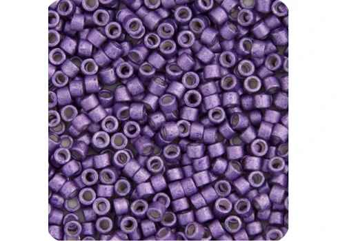 Miyuki Delica 11/0 5.2g Vial Purple Eggplant Galvanized-Dyed