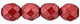 Fire-Polish 8mm : ColorTrends: Saturated Metallic Cherry Tomato (50 Pcs)
