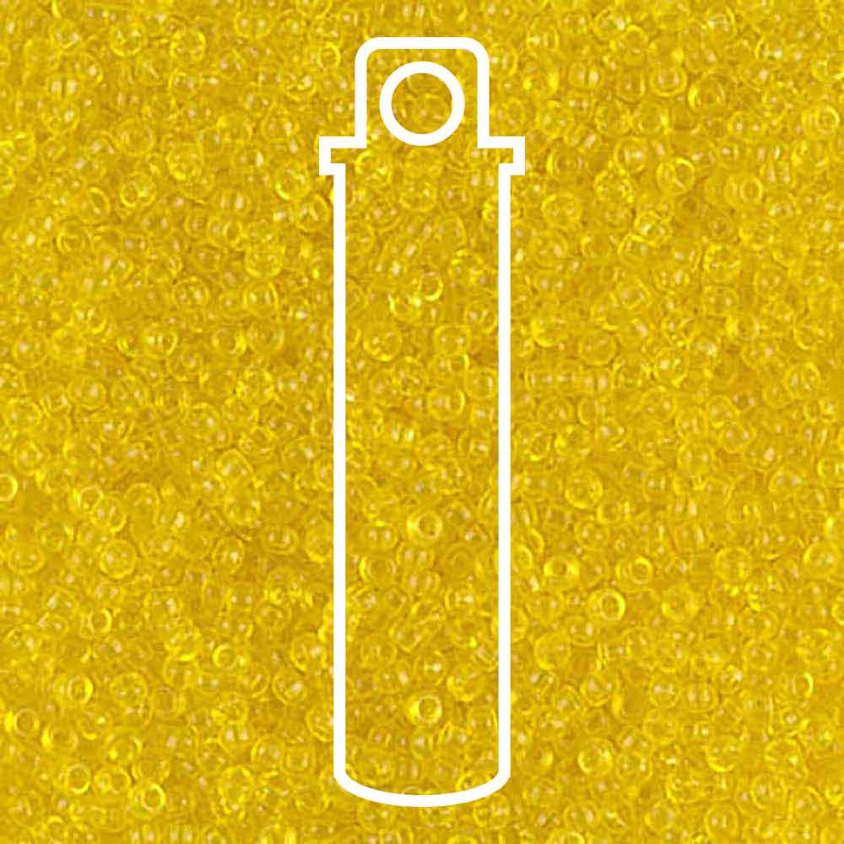 Miyuki Round 15/0 Transparent Yellow  8.2 Gm/Tb