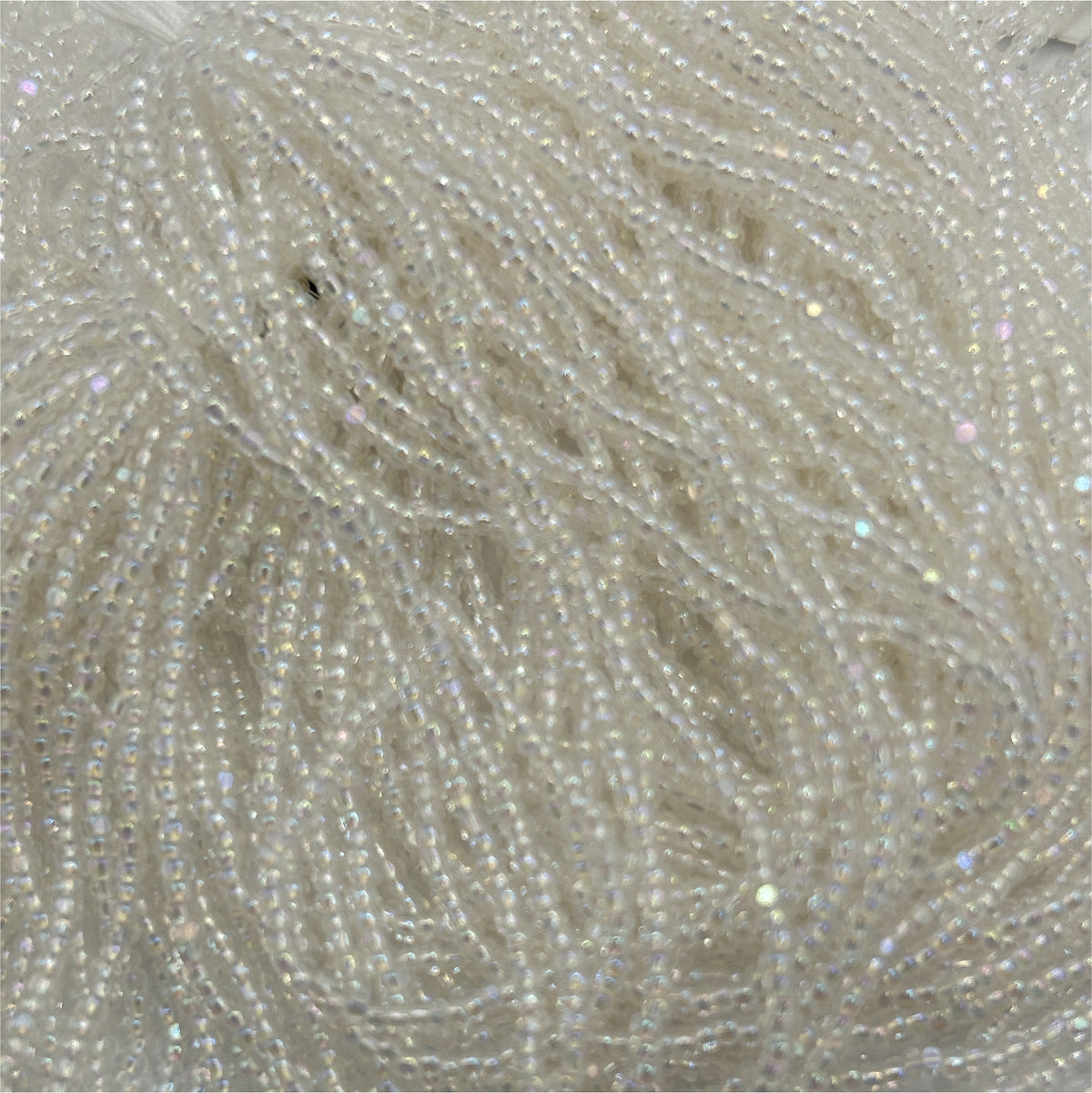 Czech 13/0 Tr Crystal Iris Charlotte Cut