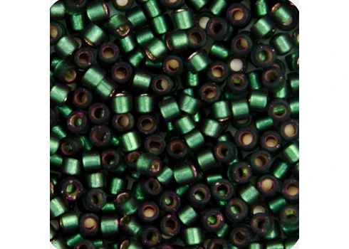 Miyuki Delica 11/0 5.2g Vial Leaf Green Semi-Matte Dyed