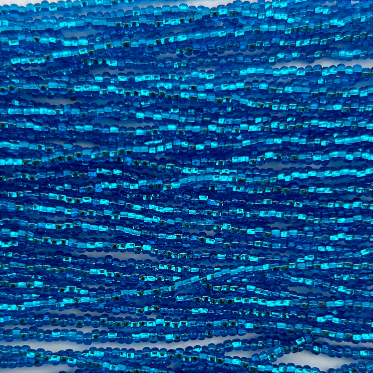 Czech Seed Bead 11/0 S/L Dark Aqua Square Hole