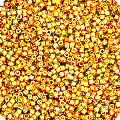Miyuki Delica 11/0 5.2g Vial Duracoat Galvanized Gold