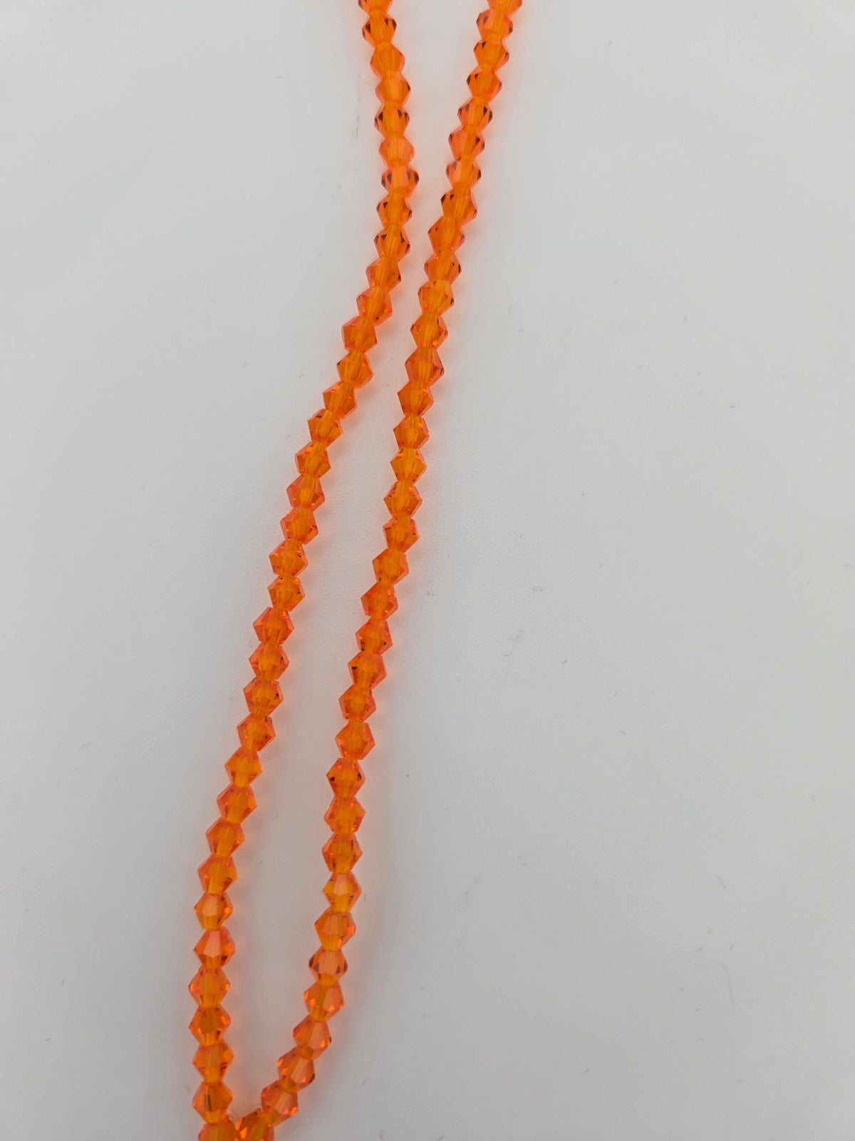 Bicone 4mm Transparent Orange