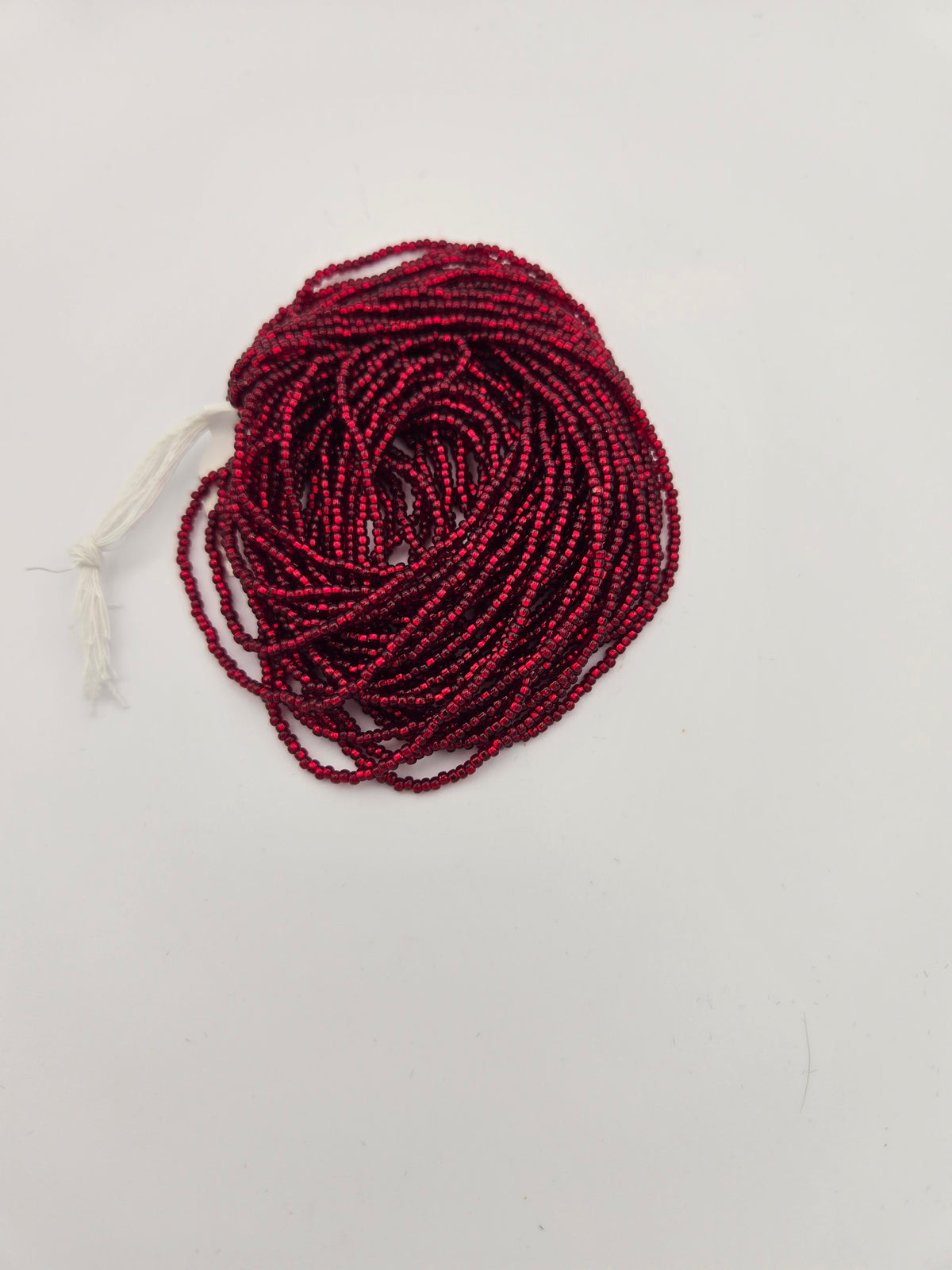 Czech 11/0 S/L Dark Red Natural Strung