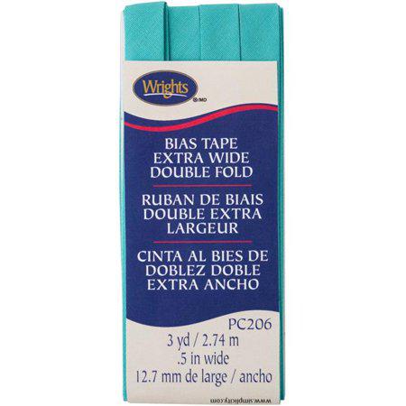 Wrights Aquamarine II Double Fold Bias Tape 1/2" X3yd
