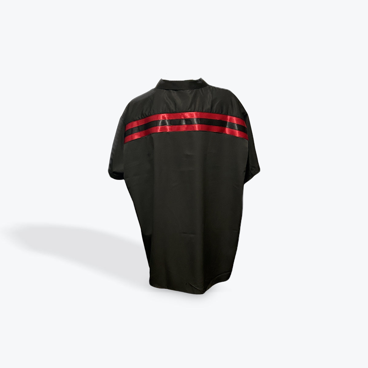 Adult Ribbon Shirt Black/Red Size 6XL