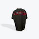 Adult Ribbon Shirt Black/Red Size 6XL