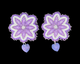 Beaded Floral Earrings (Tessa Begay)