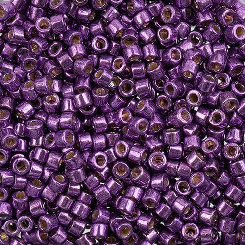 Miyuki Delica 11/0 5.2g Vial Duracoat Galvanized Purple Orchid