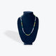 Green/Yellow Rondelles with Dentalium Necklace by Wanetta Thompson