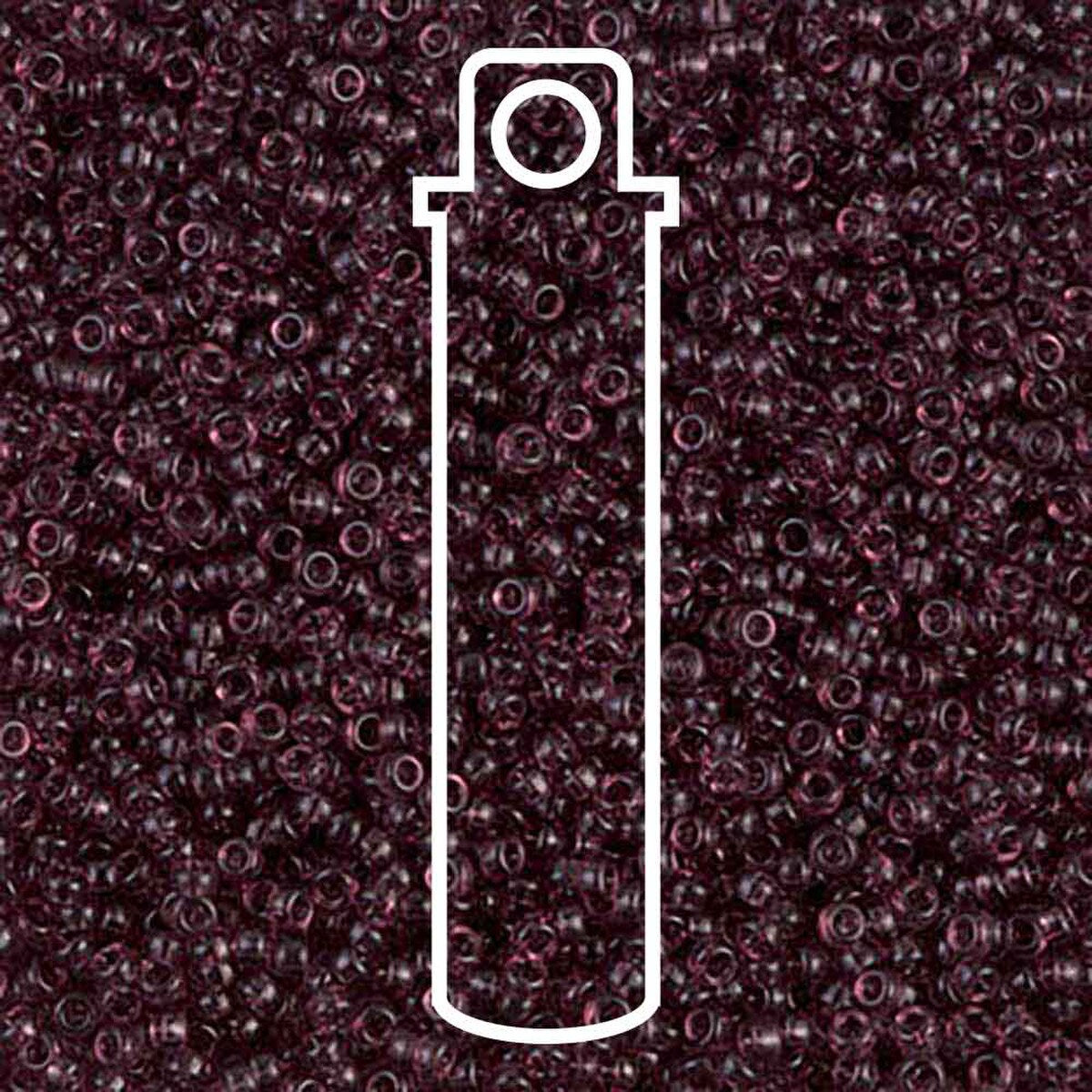 Miyuki Round 15/0 Dark Smoky Amethyst 8.2 Gm/Tb