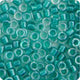 Miyuki Delica 11/0 5.2g Vial Green Aqua Sparkle Crystal Lined