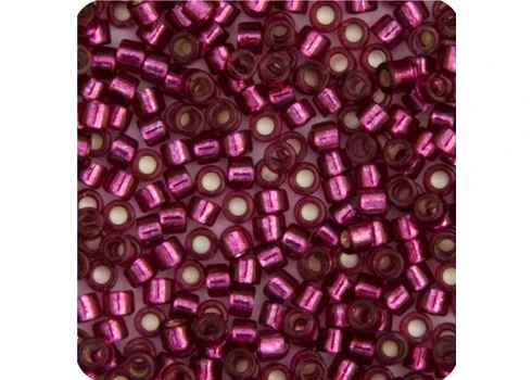Miyuki Delica 11/0 5.2g Vial Raspberry S/L Dyed