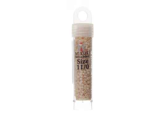 Miyuki Delica 11/0 5.2g Vial Dark Cream Matte Glazed Luster