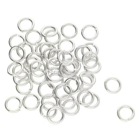 Jump Rings – 8mm Silver Plated 19-gauge (0.92mm) 144 pcs