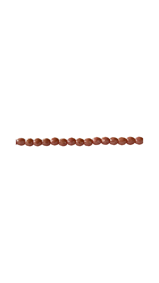 Fire-Polished Glass, Op. Pink Luster, 4mm Faceted Round, Approx. 100 per bag.