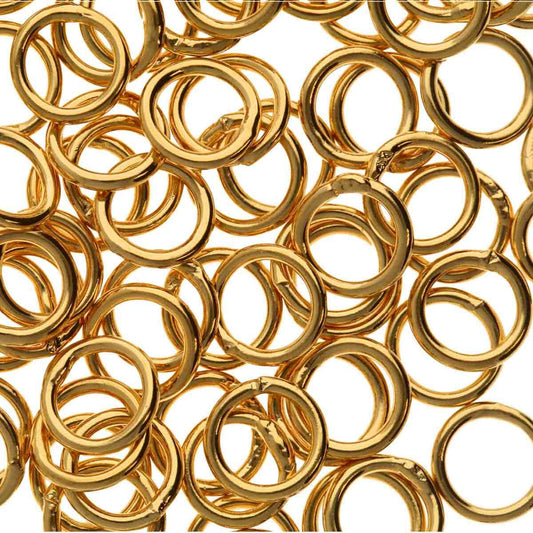 GP Soldered 6mm Jump Ring 19 Gauge-50 pieces
