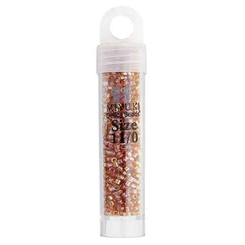 Miyuki Delica 11/0 5.2g Vial Marigold Transparent AB
