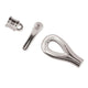 Triple T-Clasp 54x19 Mm Chaton Silver Plater