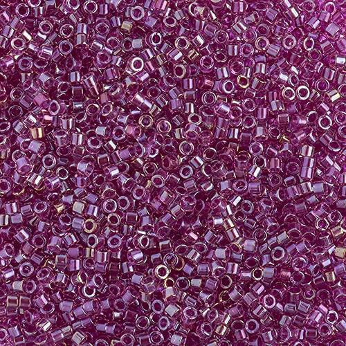 Miyuki Delica 11/0 5.2g Vial Fancy Lined Magenta