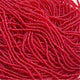 Czech 15/0 Tr Red Seed Beads