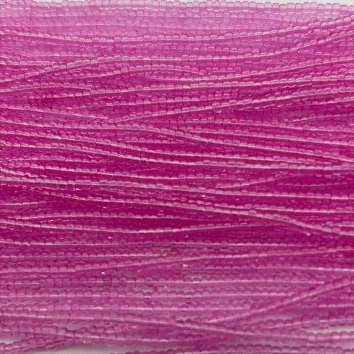 Czech Seed Bead 11/0 Tr Dyed Violet Solgel Strung