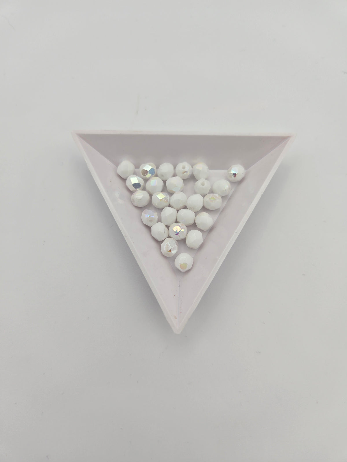 FP 6mm Chalk White AB (50 Pcs)