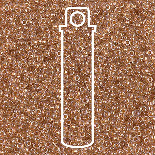 Miyuki Round 15/0 Sparkle Gold Lined Crystal