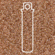 Miyuki Round 15/0 Sparkle Gold Lined Crystal