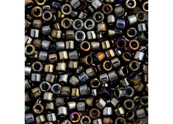 Miyuki Delica 11/0 5.2g vial Black Metallic Luster