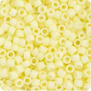 Miyuki Delica 11/0 5.2g Vial Pale Yellow Opaque Matte