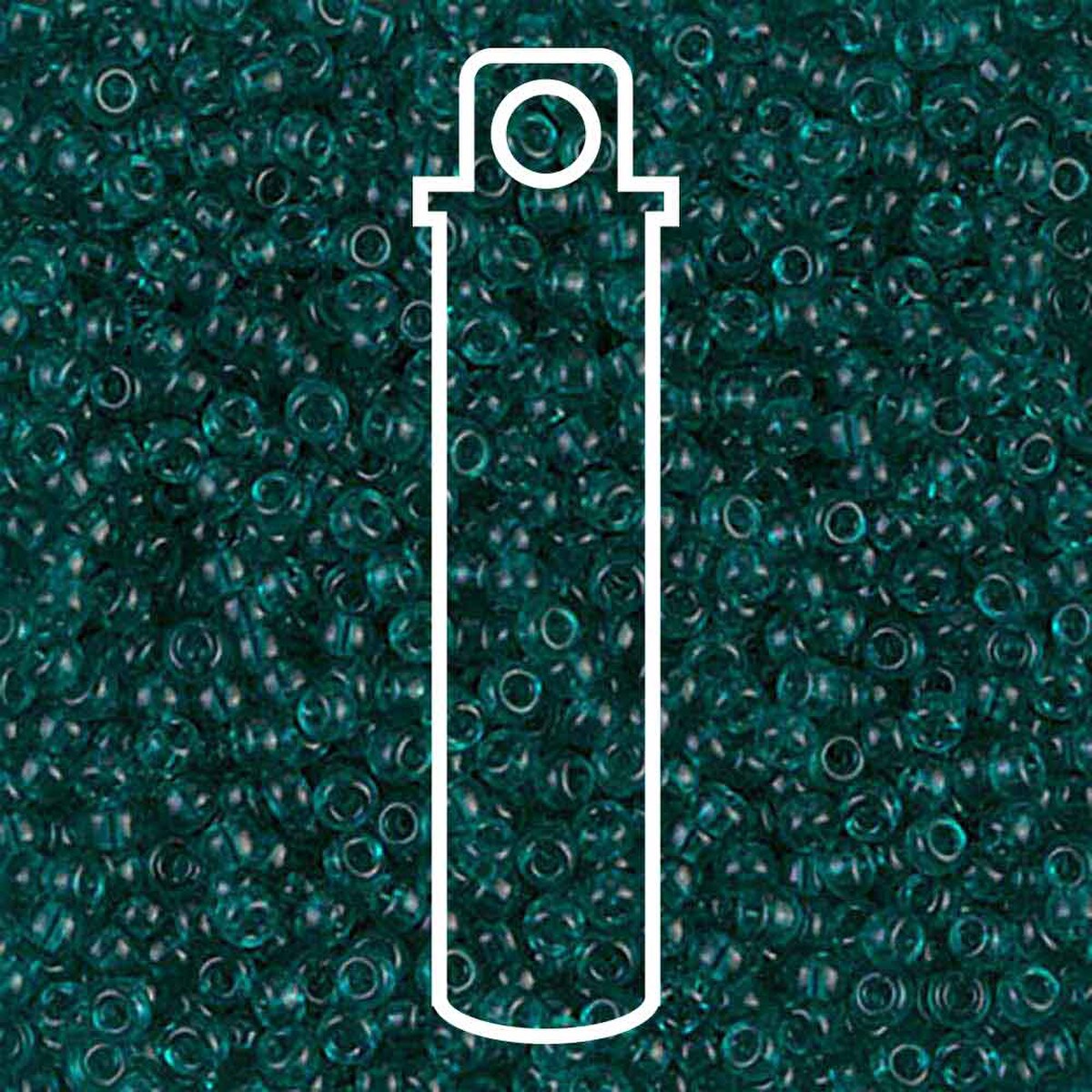 Miyuki Seed Bead 11/0 Tr Teal 24 Gm/Tb