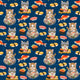 CF Instagram Famous Sushi Cats-Navy